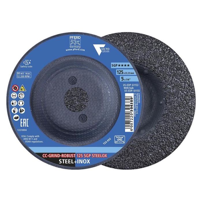 Pferd - Disc abraziv SGP CC-GRIND-ROBUST STEELOX 125mm [64195126]