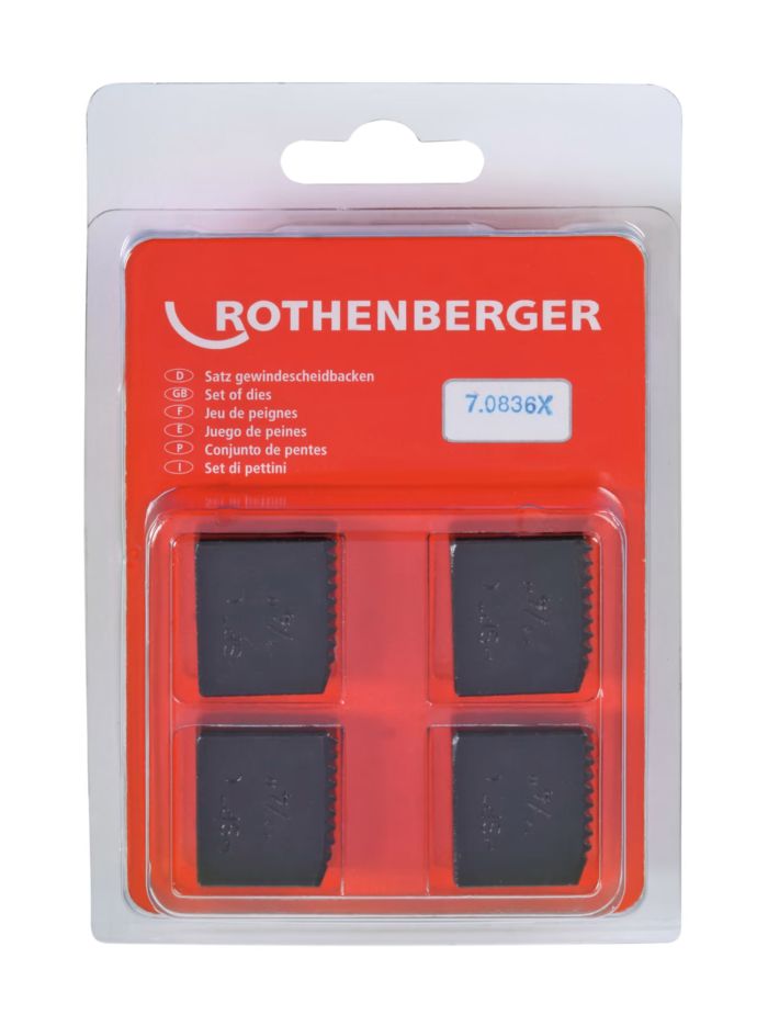 ROTHENBERGER - Set bacuri de filetat BSPT 1 1/4" [070836X]