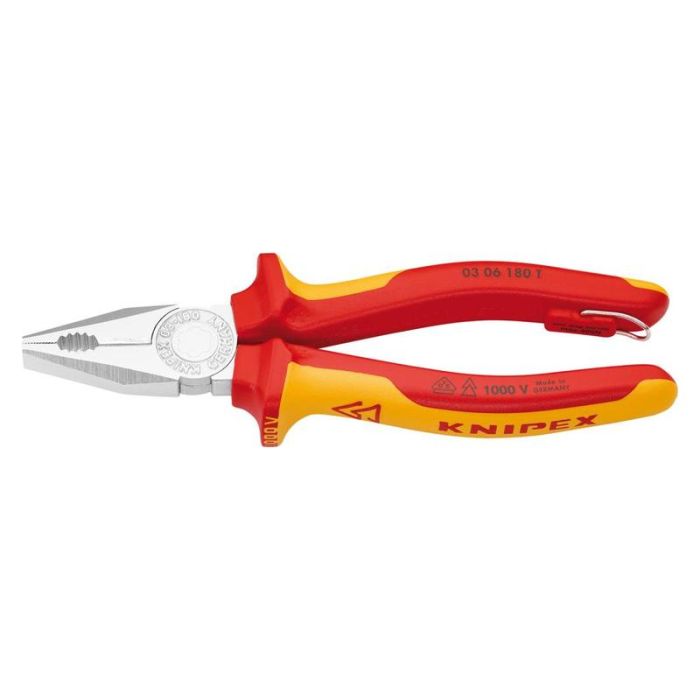 KNIPEX - Cleste combinat VDE TT cu manere multicomponente 180mm [0306180T]