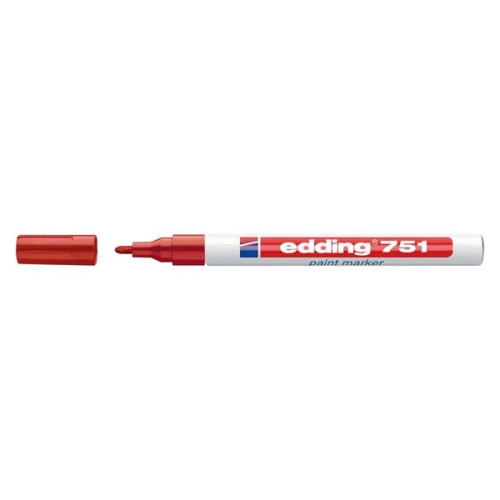 Edding - Marker cu vopsea 751 rosu [4-751002]