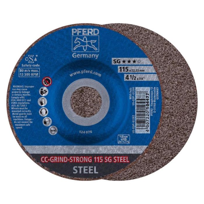 Pferd - Piatra polizor CC-Grind STRONG-STEEL 115mm [64181115]