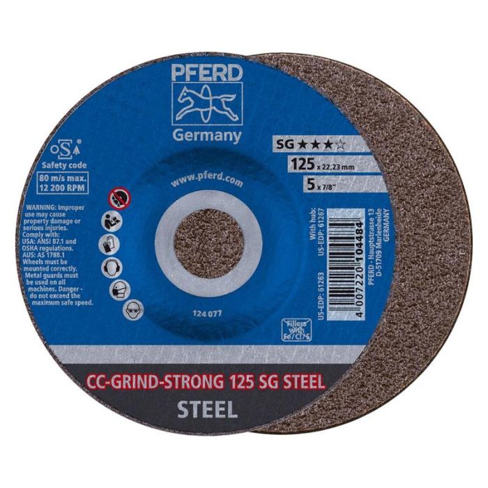 Pferd - Piatra polizor CC-Grind STRONG-STEEL 125mm [64181125]