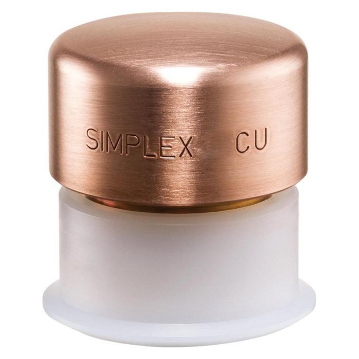 Halder - Cap de ciocan cu fata moale SIMPLEX C40mm cupru [3804.040]