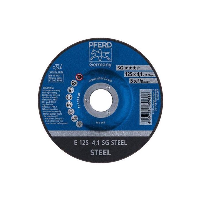 Pferd - Disc de slefuit A24RSG 125x4mm [62212426]