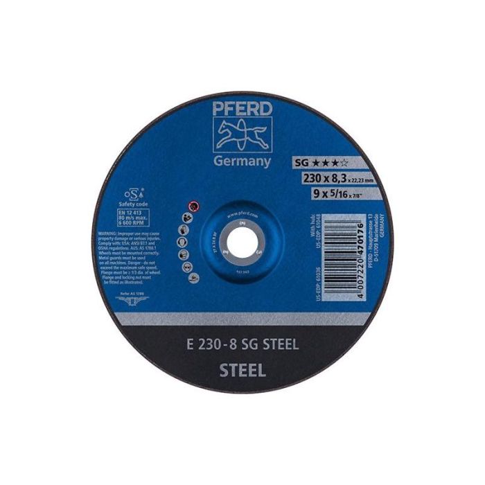 Pferd - Disc de slefuit A24RSG 230x8mm [E230-8A24RSG]