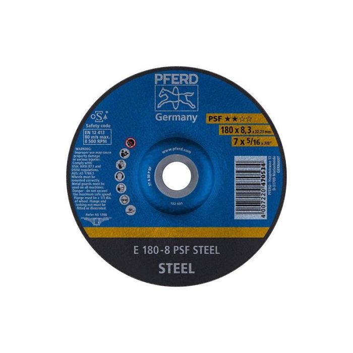 Pferd - Disc de slefuit A30PPS 178x8mm [E178-8A30PPSF]