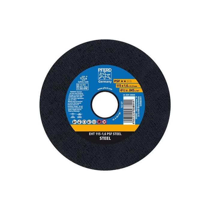 Pferd - Disc de debitatare drept A46PPS 115x1.6mm [EHT115-1,6A46PPSF]