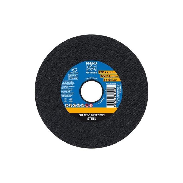 Pferd - Disc de taiere drept A46PPS 125x1.6mm [EHT125-1,6A46PPSF]