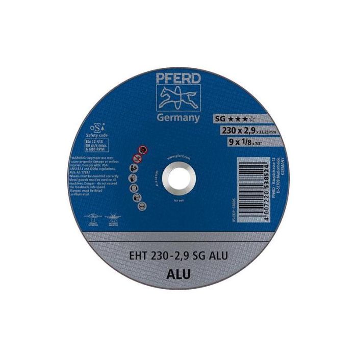 Pferd - Disc de taiere drept pentru aluminiu A24NSG 230x2.9mm [61328323]