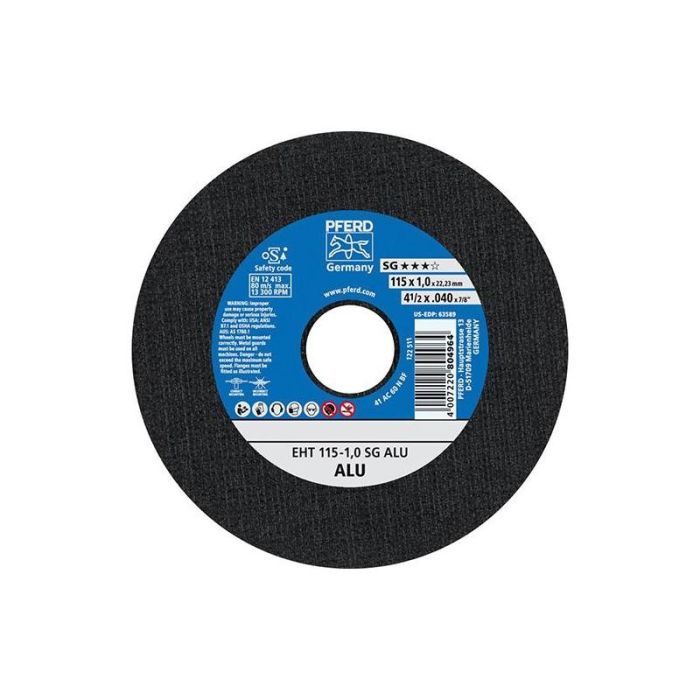 Pferd - Disc de taiere drept pentru aluminiu A30NSG 115x1mm [61340415]