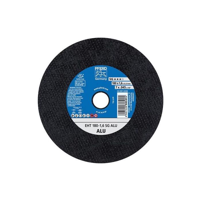 Pferd - Disc de debitatare drept pentru aluminiu A30NSG 178x1.6mm [61326119]