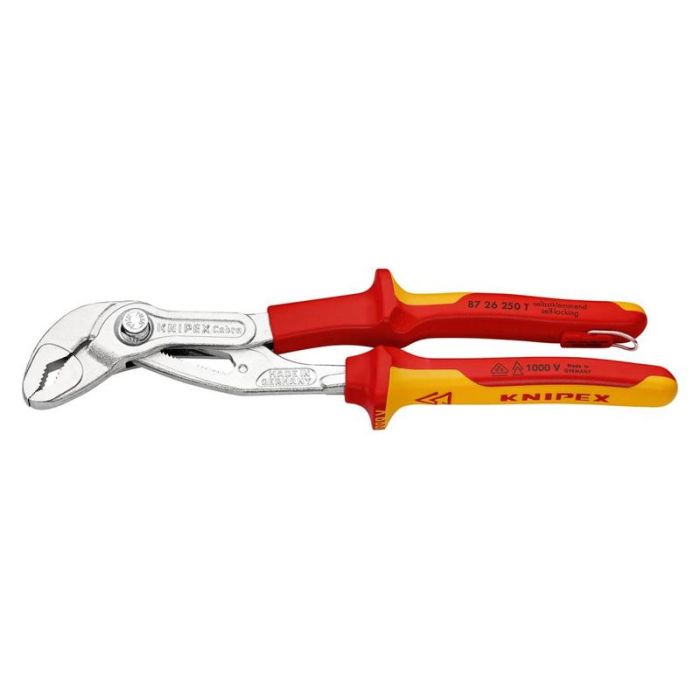 KNIPEX - Cleste Cobra VDE 250 mm cu agatatoare [8726250T]