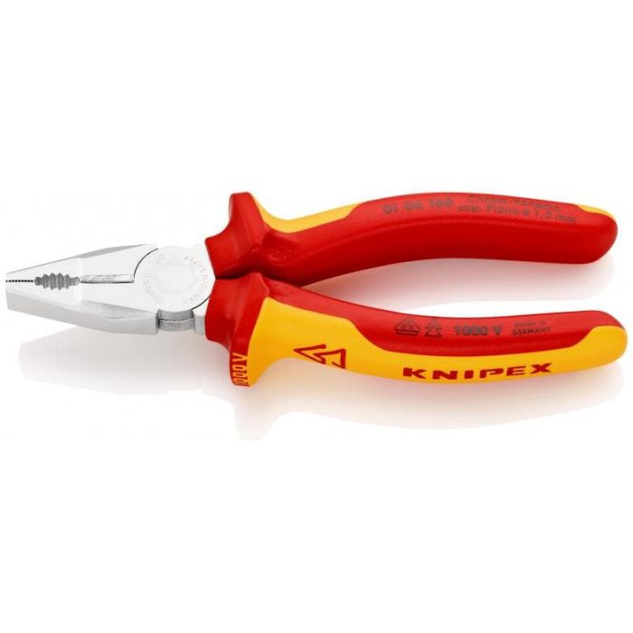 KNIPEX - Patent combinat crom-vanadiu 160 mm 1000V [0106160]