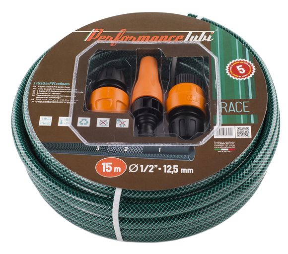 ALMAPlast - Furtun RACE 1/2"-12,5mm, 15m + kit [00105120150]