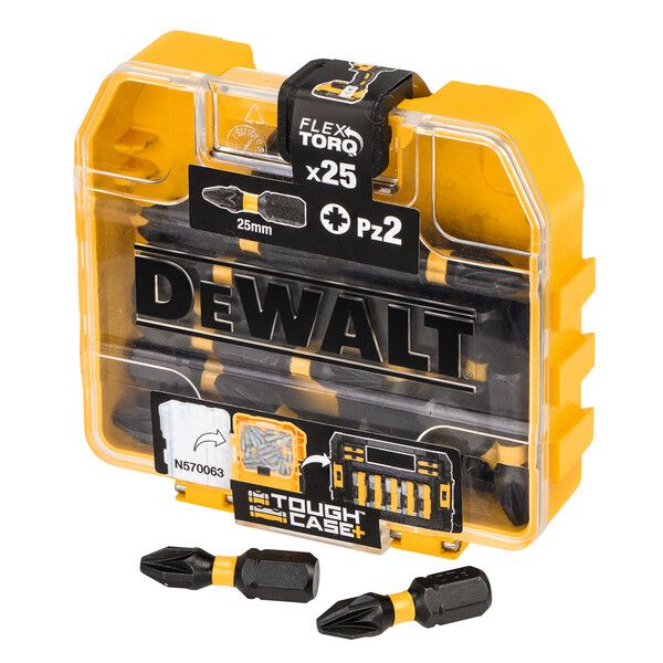 DeWALT - Set biti pentru insurubat, Tic Tac, PZ2, 25 mm, 25 buc [DT70556T]