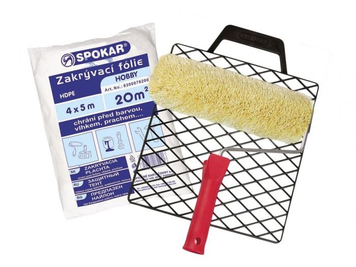 Spokar - Set rola poliacril 240mm + gratar + folie, 6751924 [581069]