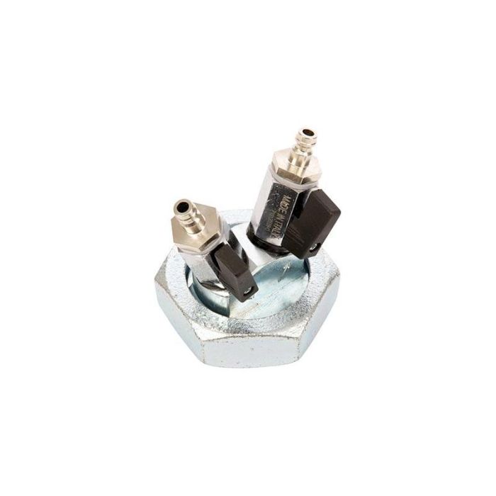 JUMTEC - Adaptor cu 2 robineti pentru testare conducte cu gaz DN25, 28 832 [6028832]