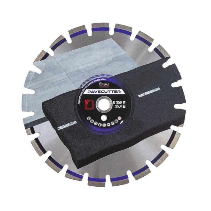 SQ - Disc diamantat PAVECUTTER, asfalt, materiale abrazive, 350x25.4mm [SQ-48214]