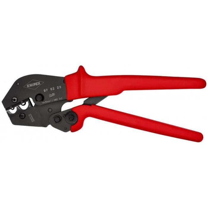 KNIPEX - Cleste de sertizat, pentru conectori tubulari nesertizati 0.5-6 mm² [975223]