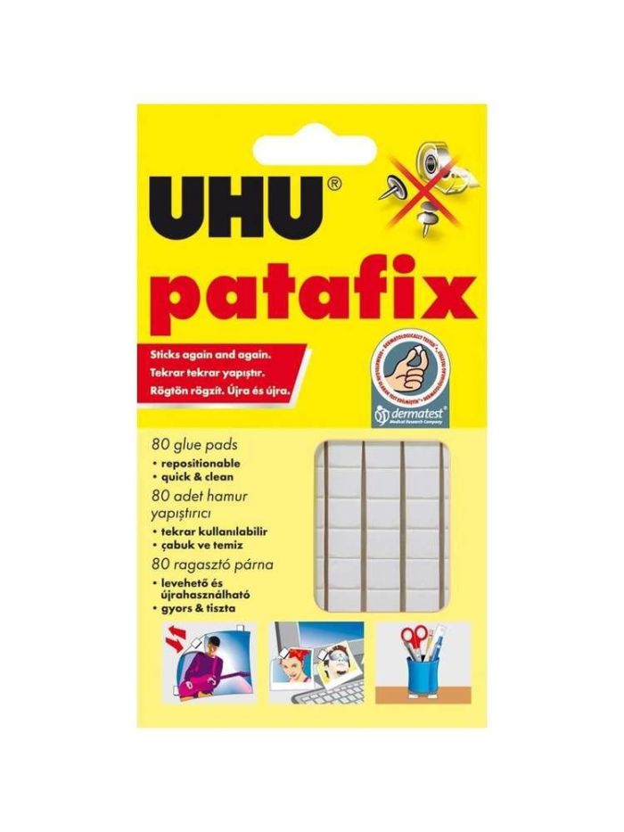 UHU - Tablete adezive Patafix 48810/39125, 80 bucati [771040]