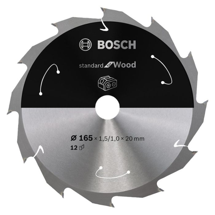 BOSCH - Panza fierastrau circular HM Standard Wood, 165x1.5/1x20mm, 12 dinti [2608837684]