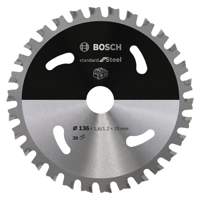 BOSCH - Panza fierastrau circular HM Standard Steel, 136x1.6/1.2x20mm, 30 dinti [2608837746]