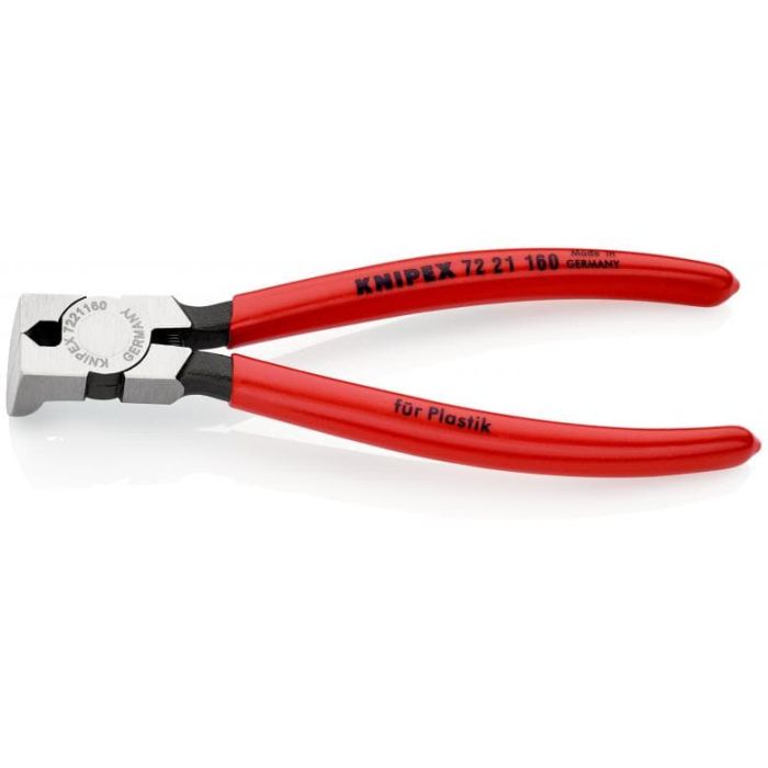 KNIPEX - Sfic de taiere pentru plastic cu unghi de 85° 160 mm [7221160]