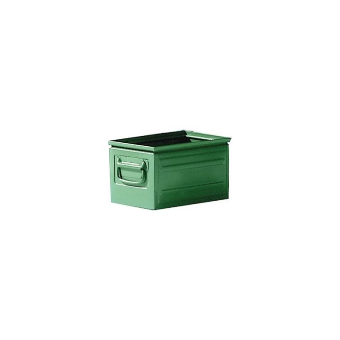 OPV - Cutie stivuibila pentru transport, otel, dimensiune 4, 140x200x130mm, verde