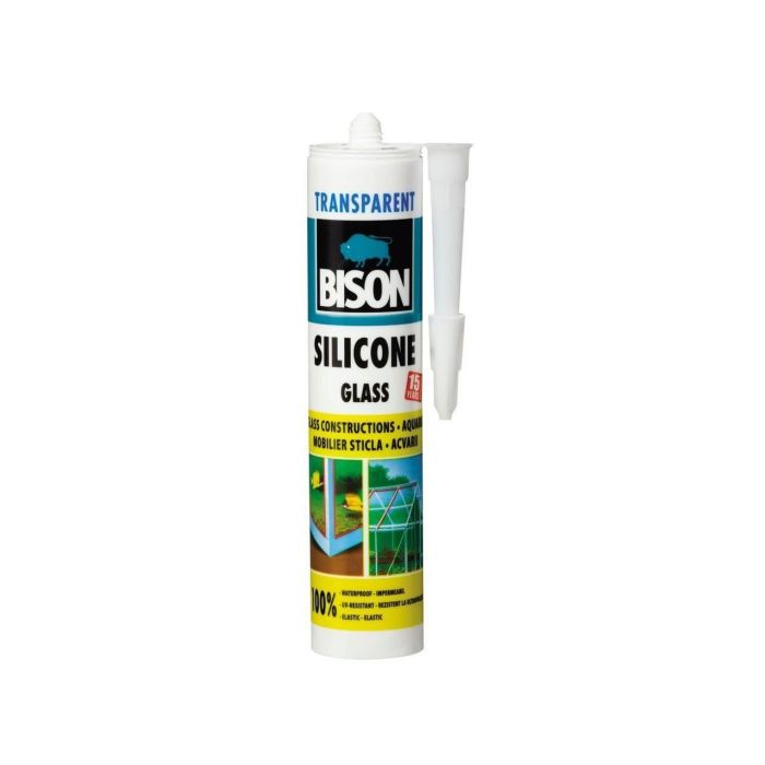 BISON - Silicon sticla transp. 280ml [424003]