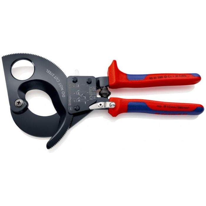 KNIPEX - Cleste pentru taiat cabluri - principiul clichetului 280 mm [9531280]