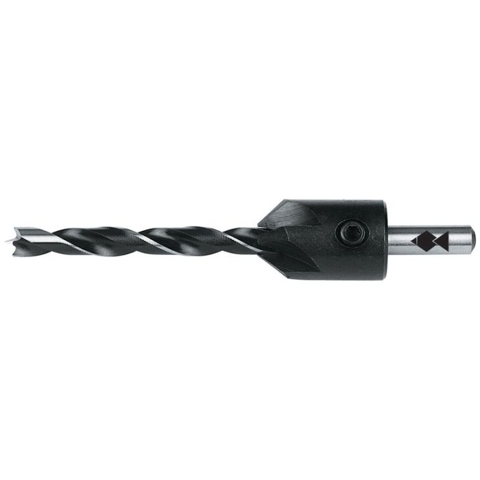 FISCH - Burghiu pentru lemn HSS cu zencuitor CV, 7x20/109mm [06397-01207]