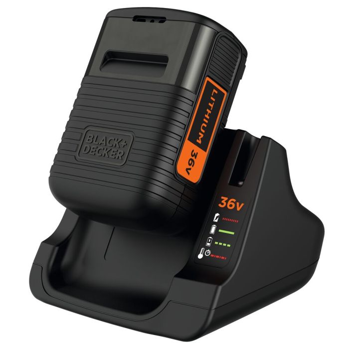 Black+Decker - Set acumulator Li-Ion 36V, 2.0Ah + incarcator rapid 2A, 18V [BDC2A36-QW]