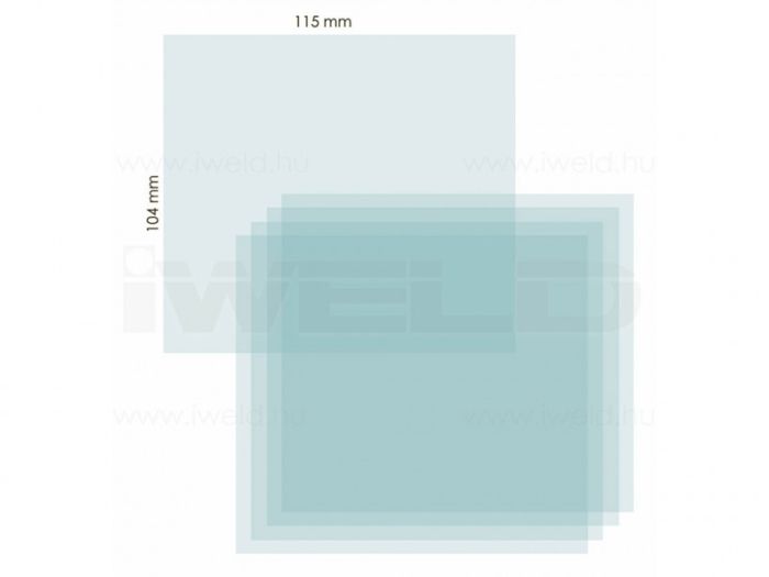 Iweld - Protectie exterioara Blackbase/Nored eye/Fantom 115x104mm [8OUTCOVLENS]