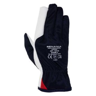 Manusi protectie taiere Renania GOAT 1, negru/alb, mas. 9