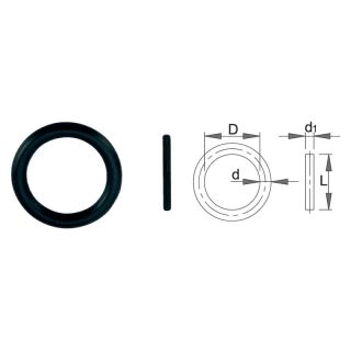 Garnitura pentru cap cheie tubulara de impact Unior, 1", 22-70