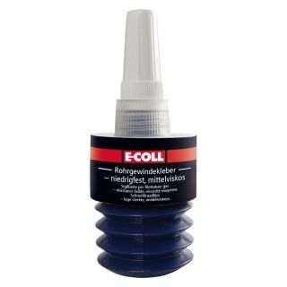 Adeziv pentru filet de teava cu rezistenta scazuta - vascozitate medie, tub 0.05 kg, E-COLL