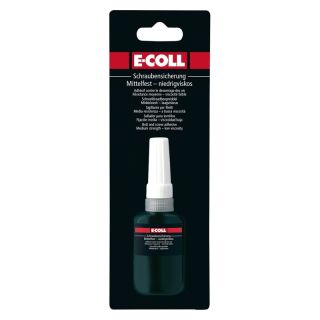Adeziv pentru filet de teava cu rezistenta medie - vascozitate scazuta, flacon 0.01 kg, E-COLL