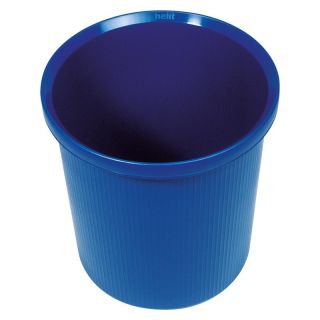 Cos de gunoi, model The german line, din plastic, 18 l, inaltime 320 mm, Ø 315 mm, albastru