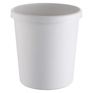 Cos de gunoi, model The german, din plastic, 30 l, inaltime 410 mm, Ø 350 mm, gri deschis