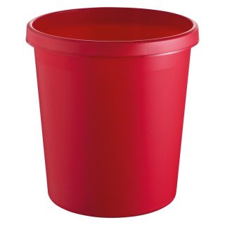 Cos de gunoi, model The german, din plastic, 30 l, inaltime 410 mm, Ø 350 mm, rosu