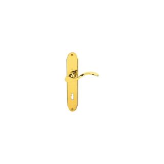 Set manere pentru usi de interior 34-54mm, Caracas M112SLN/2021, sild lung, 8/72 mm, BB, brunat alama, HOPPE