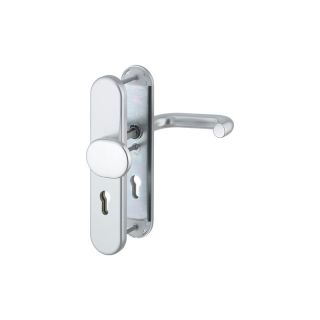 Set maner FS-86G/3331/3310/138F, Serie Paris, 72/9 mm, PZ, aluminiu F1, pentru usi cu grosime 42-47mm, HOPPE