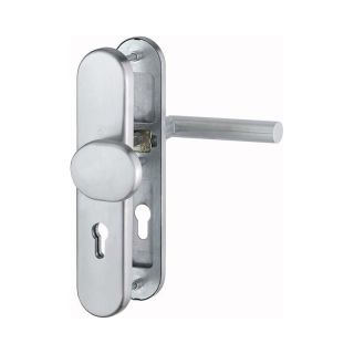 Set maner interschimbabil de siguranta seria Amsterdam E86G/3331/3310/1400Z, pentru usi 67-77mm, 92/10mm, inox, HOPPE