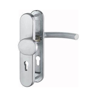 Set maner interschimbabil de siguranta seria Trondheim E86G/3331/3310/1430Z, pentru usi 67-77mm, 92/10mm, inox, HOPPE