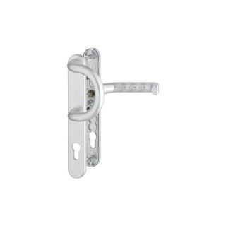 Set maner pentru usi profilate 67–72mm, cu placuta lunga, Liverpool 538G/3357N/1313G, 8/92 mm, PZ, F1-2, HOPPE