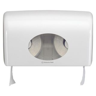 Dozator dublu Auqarius™ pentru role mici de hartie igienica, 128x298x180mm, KIMBERLY-CLARK