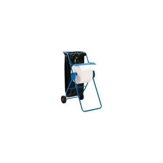 Suport de podea pentru rola de hartie mare, mobil, 50 x 74 x 109 cm, albastru, KIMBERLY-CLARK