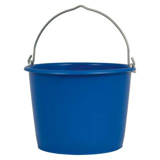 Galeata de constructie 12 L albastru cu suport metalic cu ochi 6mm