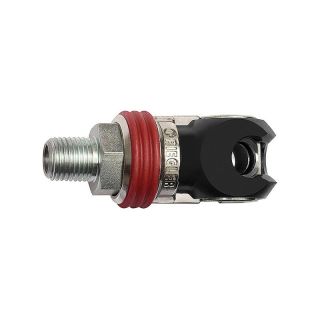 Cupla de siguranta pivotanta, NW 7.2, din otel, filet exterior G 3/8", 69 mm, SW 20 mm, RIEGLER