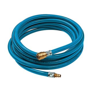 Set de furtun de atelier din PVC moale cu cuplaj cu eliberare rapida, Ø 6.3 mm, 15 bar, 10 m, RIEGLER